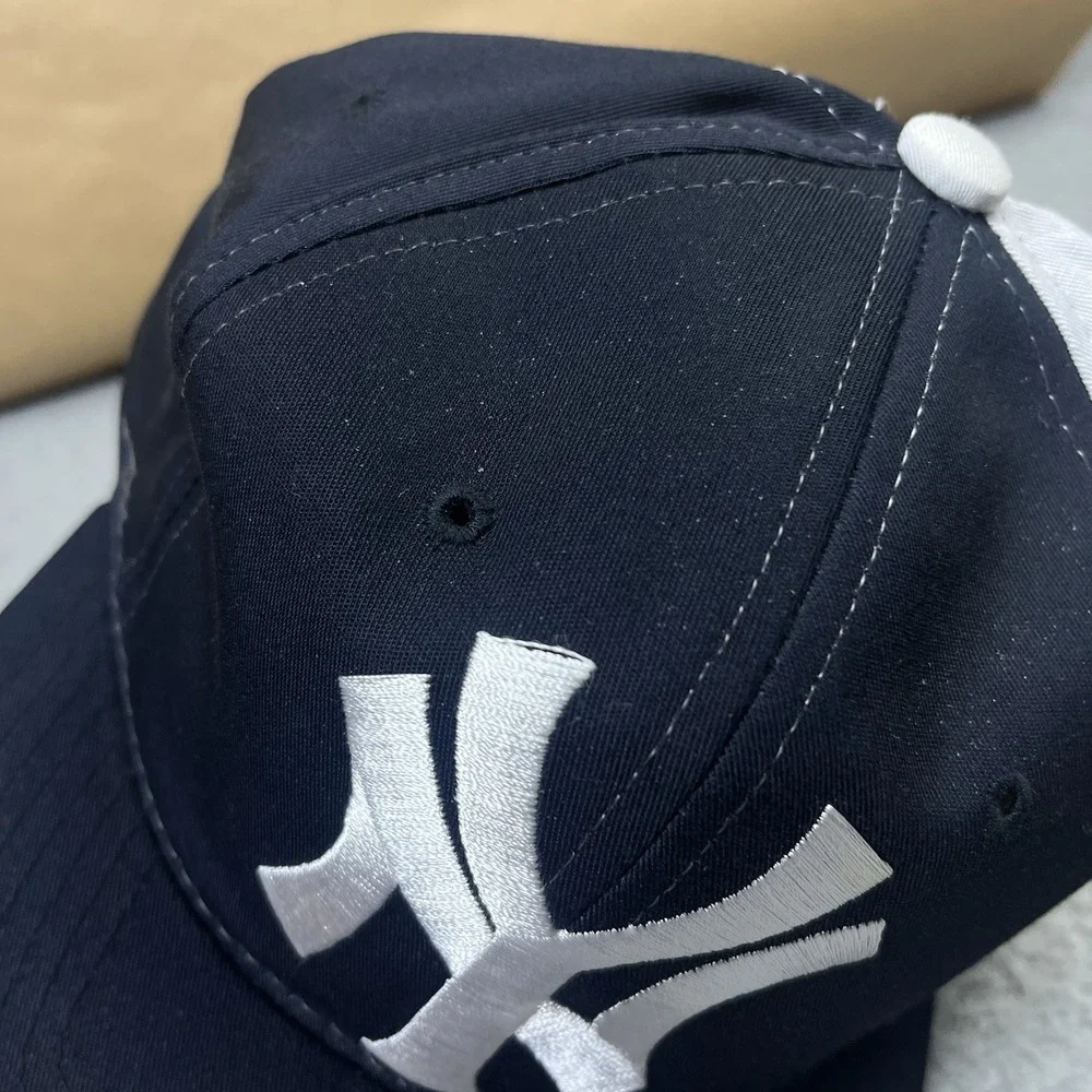 Vintage New York Yankees Hat Cap‎ Blue White Starter Snapback